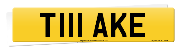 Registration number T111 AKE